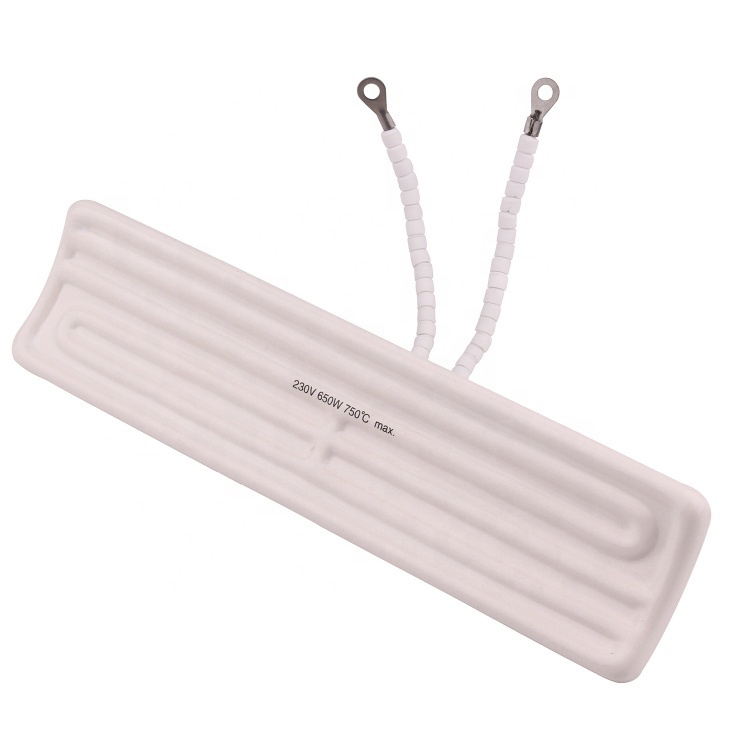 Curved infrared ceramic heating element for sauna house